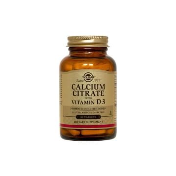 Calcium citrate 250mg+vit.d3 60cpr - Solgar