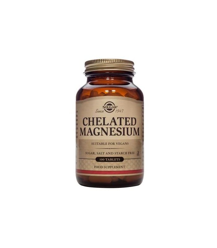 Chelated magnesium 100mg 100cpr - Solgar