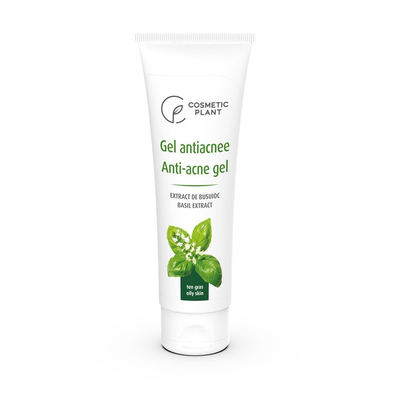 Gel antiacnee cu extract de busuioc 50ml - Cosmeticplant