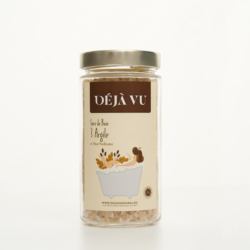 Sare baie argila borcan 500gr - Deja Vu