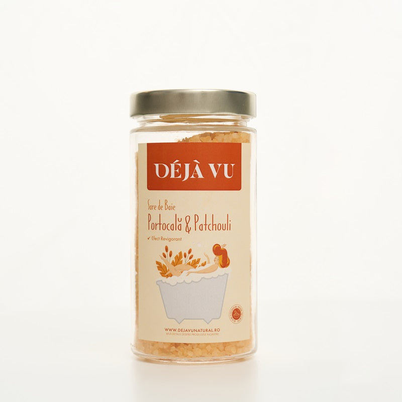 Sare baie portocala borcan 500gr - Deja Vu