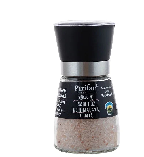 Rasnita sare Himalaya grunjoasa iodata, 200 g-PIRI.00102