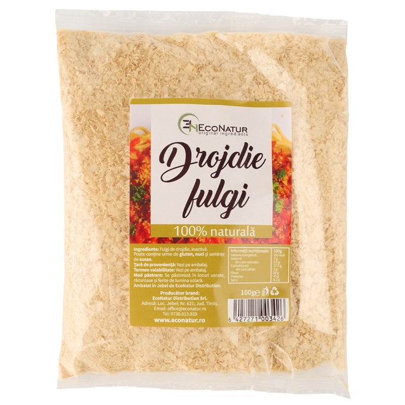 Fulgi drojdie inactiva 100gr - Eco Natur