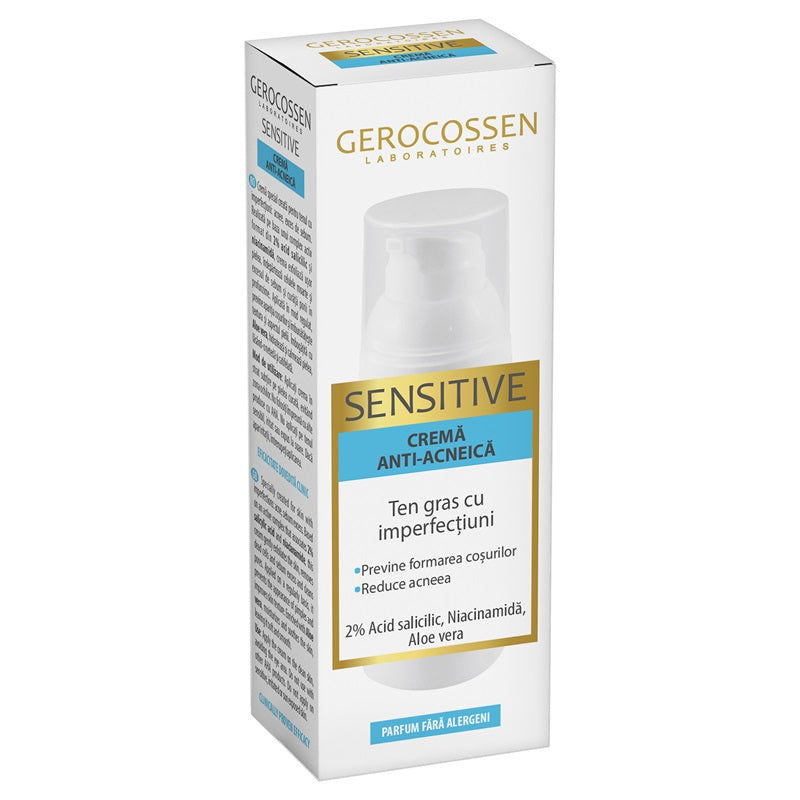 Crema antiacneica ten gras cu imperfectiuni 50ml - Gerocossen
