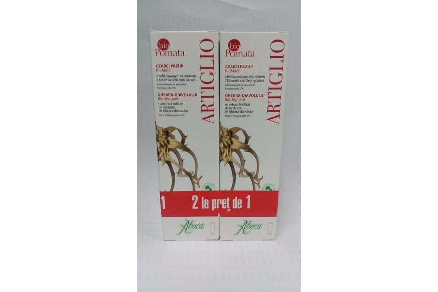 Gheara diavolului biounguent artiglio 2*50ml pch - Aboca