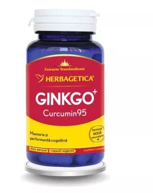 Ginkgo curcumin95 60cps - Herbagetica