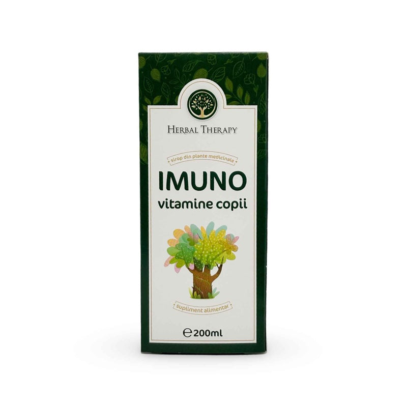 Sirop imuno vitamine copii 200ml - Herbal Therapy Laboratories