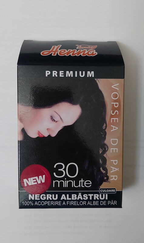 Henna premium negru albastrui 60gr - Henna Sonia