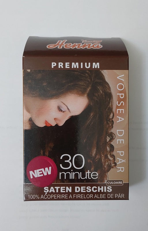 Henna premium saten deschis 60gr - Henna Sonia