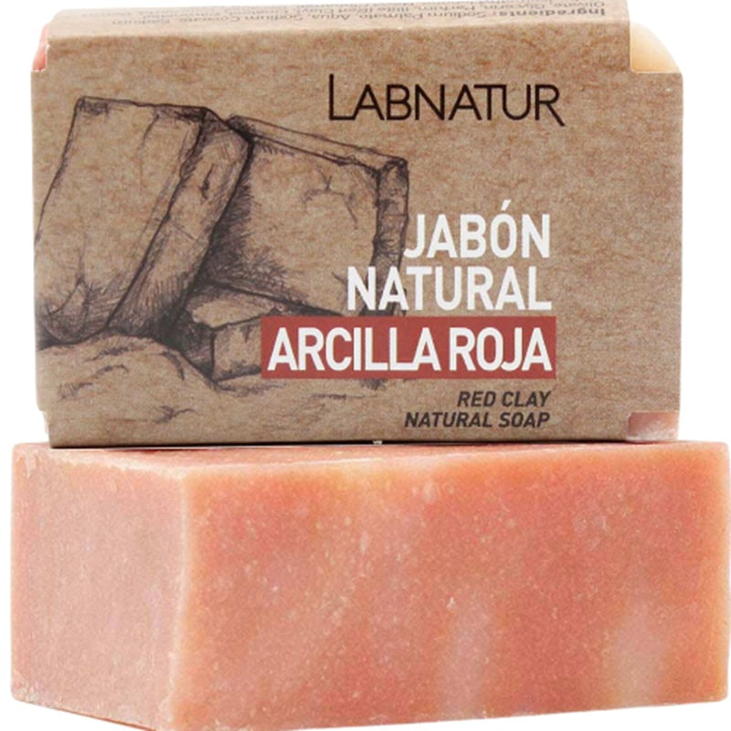 Sapun natural cu argila rosie 100gr - Labnatur