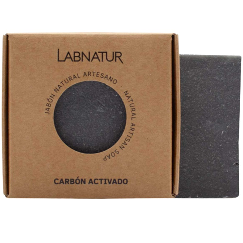 Sapun natural charcoal (carbune) activ 100gr - Labnatur