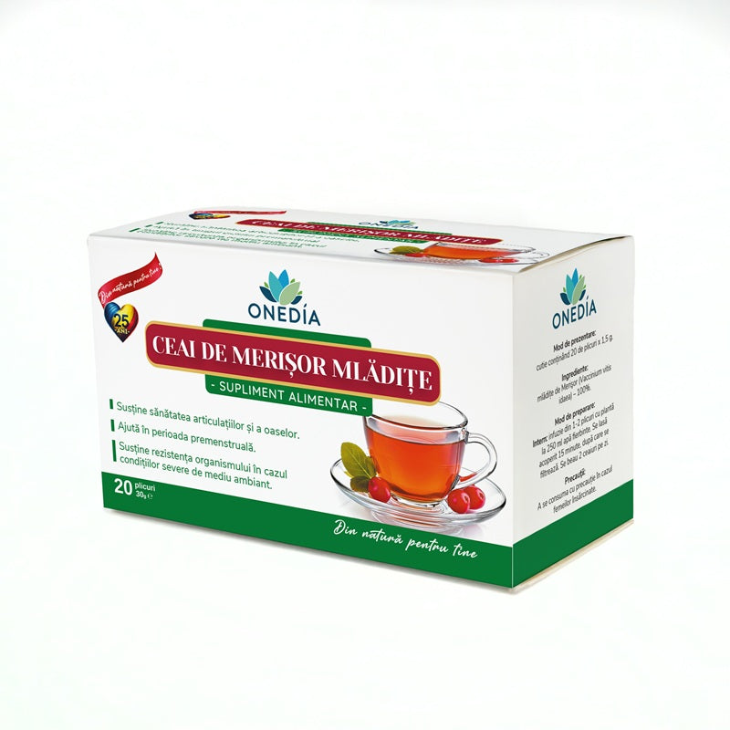ceai de merisor mladite 1,5gr*20dz - Onedia