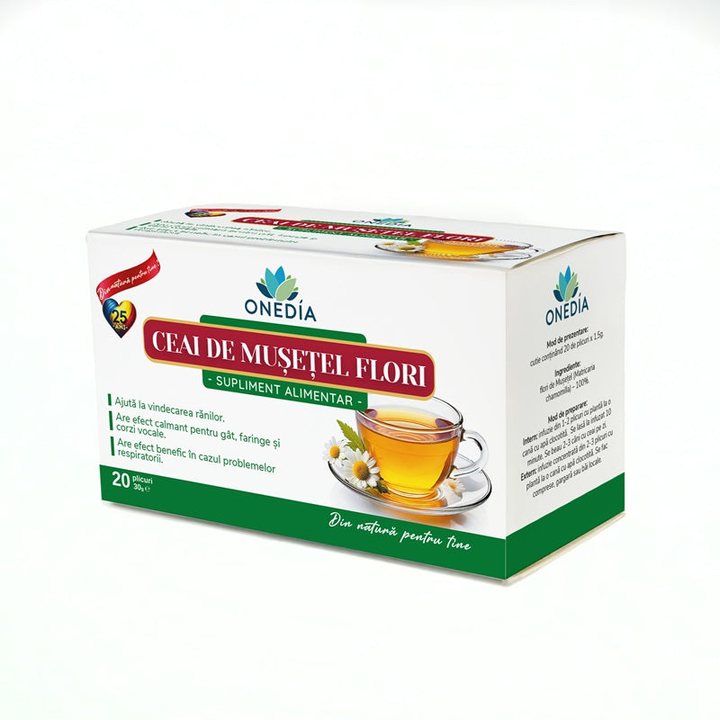 ceai de musetel flori 1,5gr*20dz - Onedia