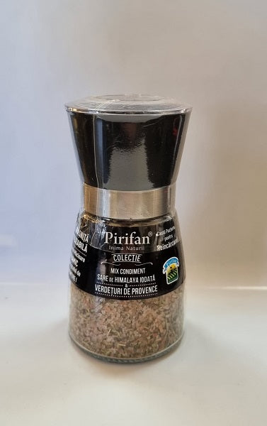 Rasnita sare Himalaya iodata & verdeturi Provence, 180 g-PIRI.00142