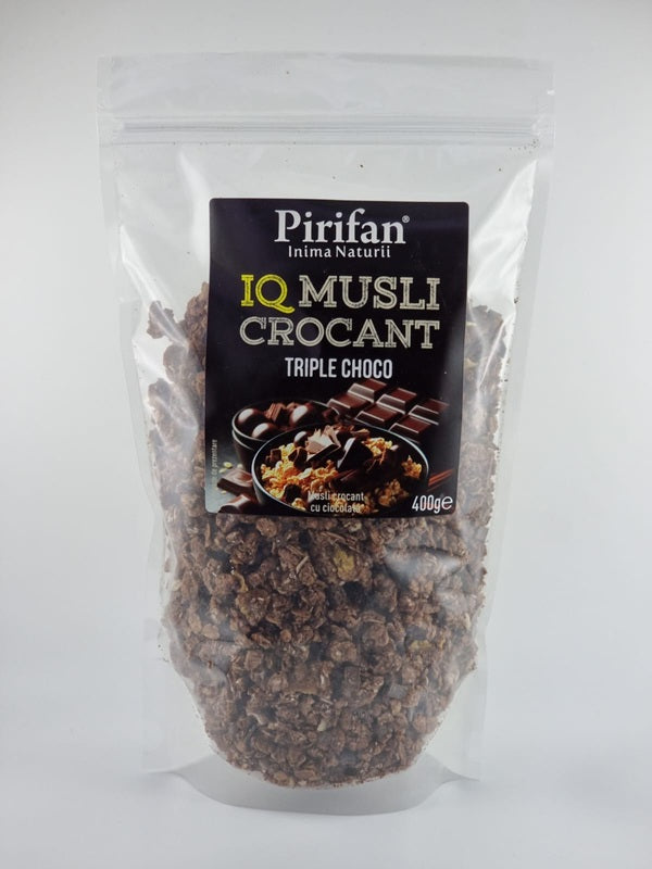 Musli iq crocant triple choco 400gr - Pirifan