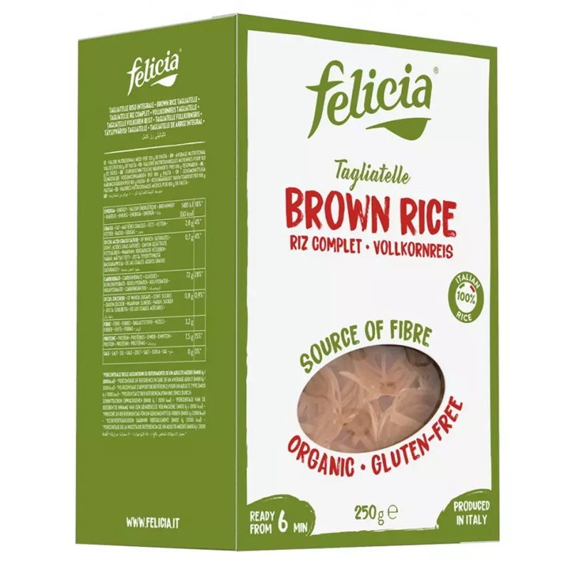 Tagliatelle eco din faina orez integral 250gr - Pronat