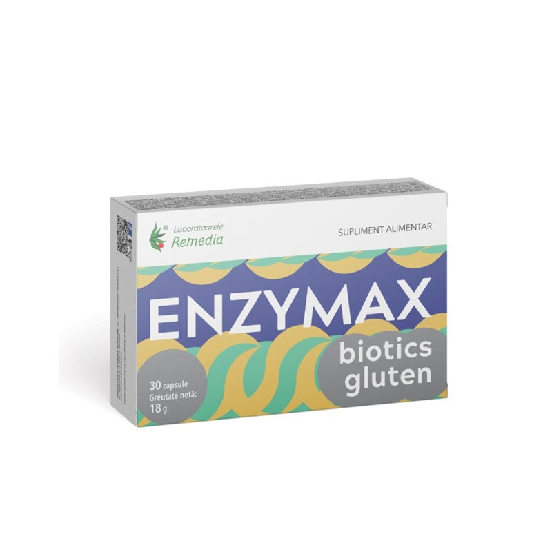 Enzymax biotics gluten 30cps - Remedia
