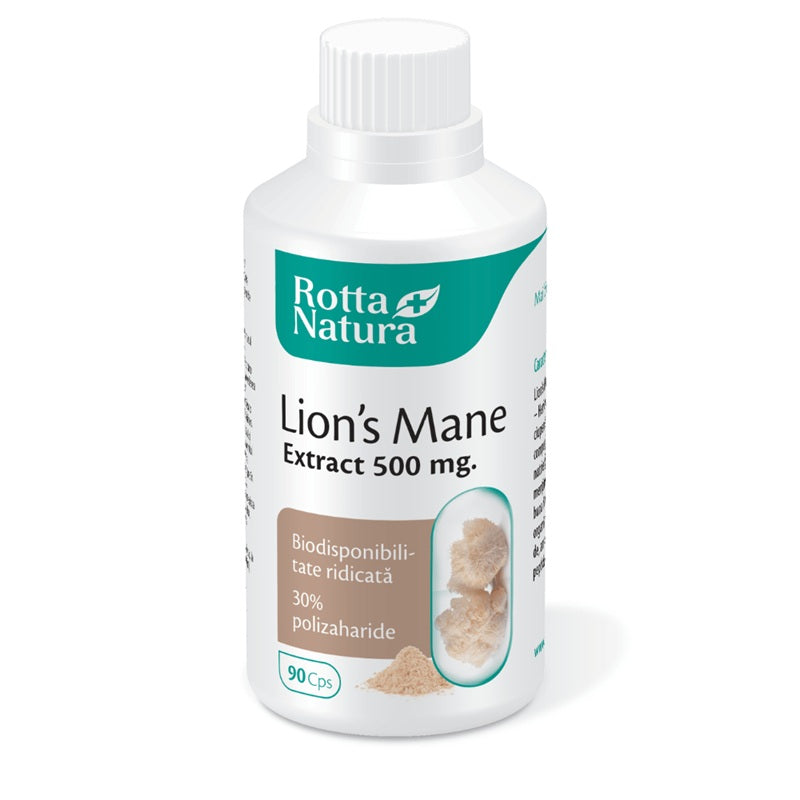 Lion`s mane extract 500mg 90cps - Rotta Natura