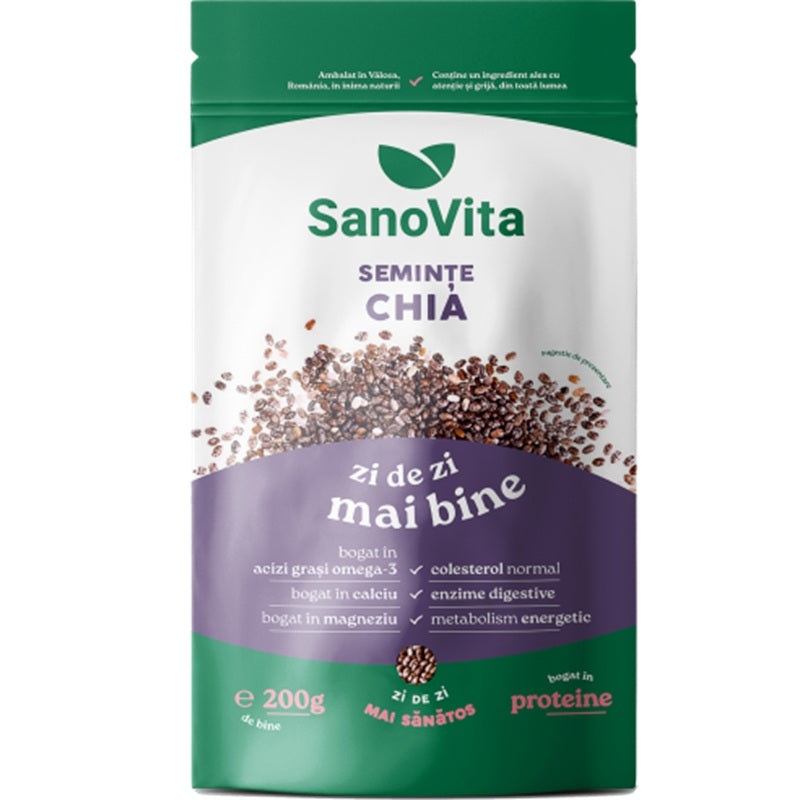 Seminte de chia 200gr zipper - Sano Vita