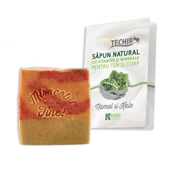 Sapun pt ten&corp cu namol&kale 120gr - Techir