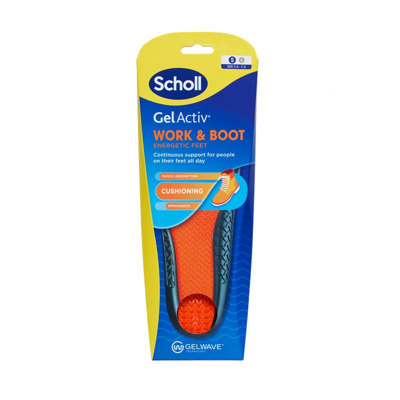 Branturi gel activ work&boot marime s 1pereche - Scholl