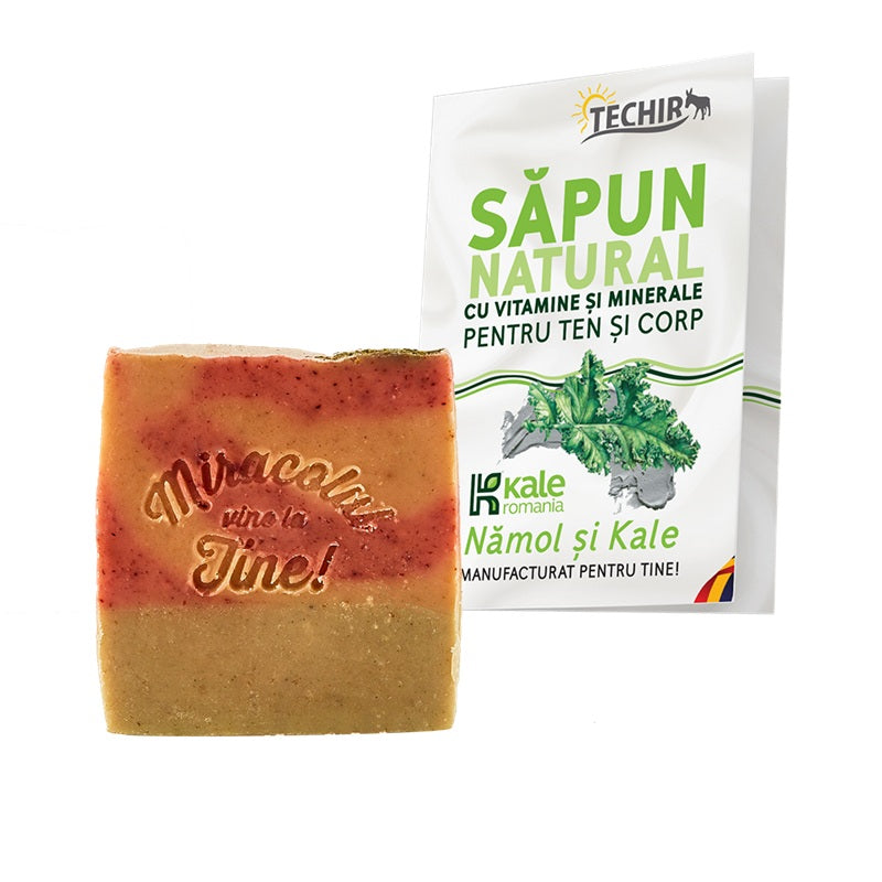 Sapun pt ten&corp cu namol&kale 120gr - Techir