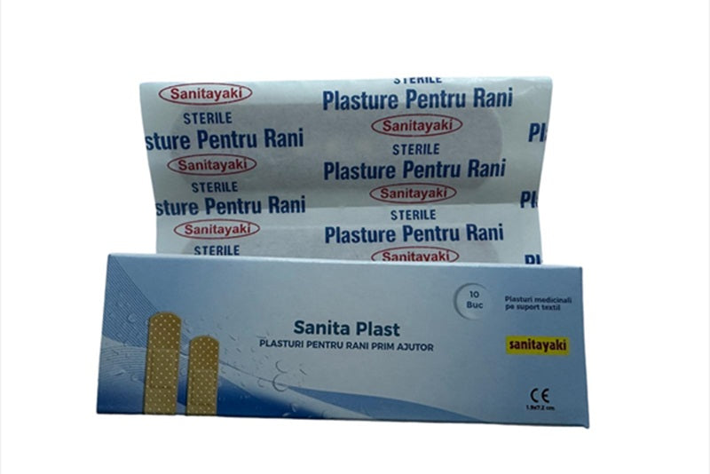 Plasturi medicinali pt rani 1,9*7,2cm 10buc - Turda