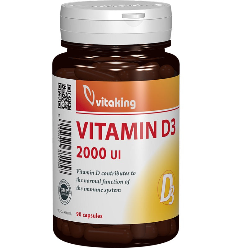 Vitamina d3 2000ui 90cps - Vitaking