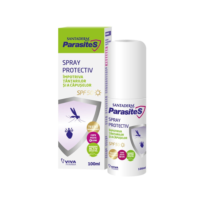 Repelent spray protectiv tantari capuse spf50 100ml - Viva Pharma
