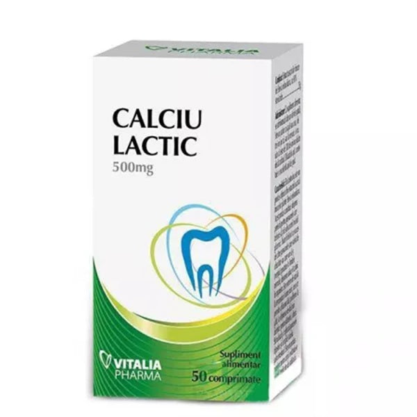 Calciu lactic 50cpr - Viva Pharma