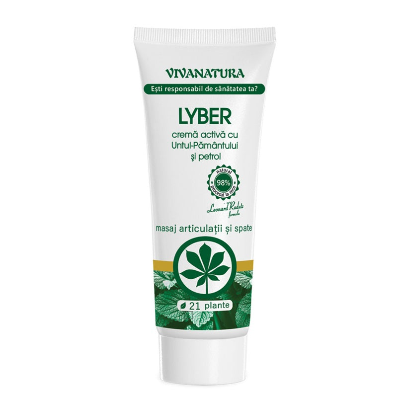 Lyber crema activa untul pamantului petrol 20ml - Vivanatura