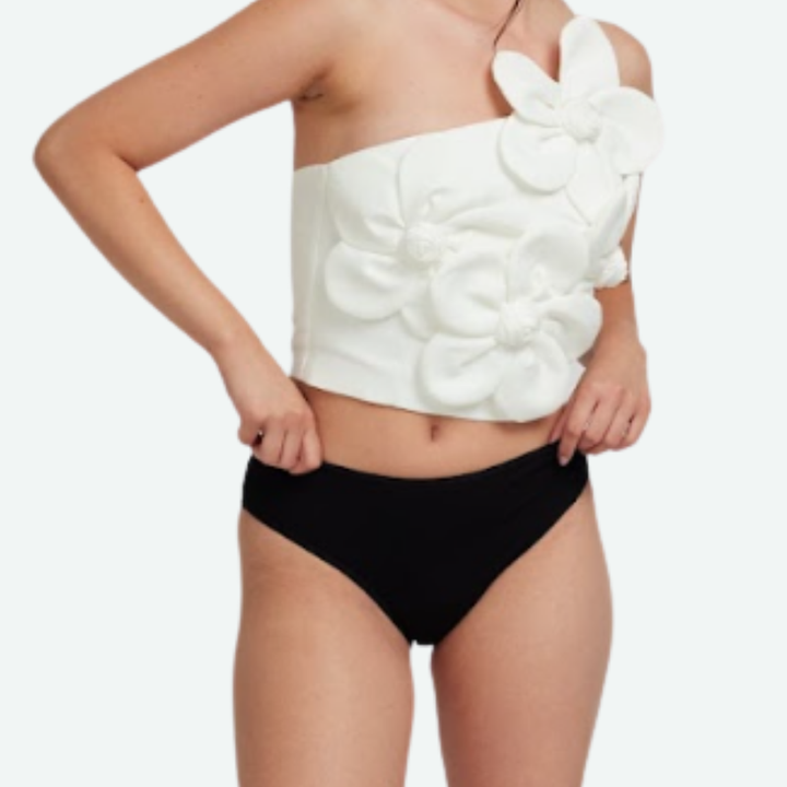 Slip menstrual pentru inot, protectie UV30+ absorbtie moderata Maja negru - FemiEko