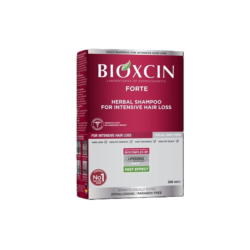 Șampon Forte anticădere (300 ml) – Bioxcin - Păr mai puternic