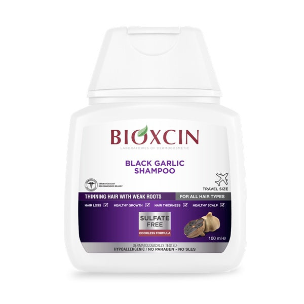 Șampon cu usturoi negru (100 ml) – Bioxcin - Anticădere