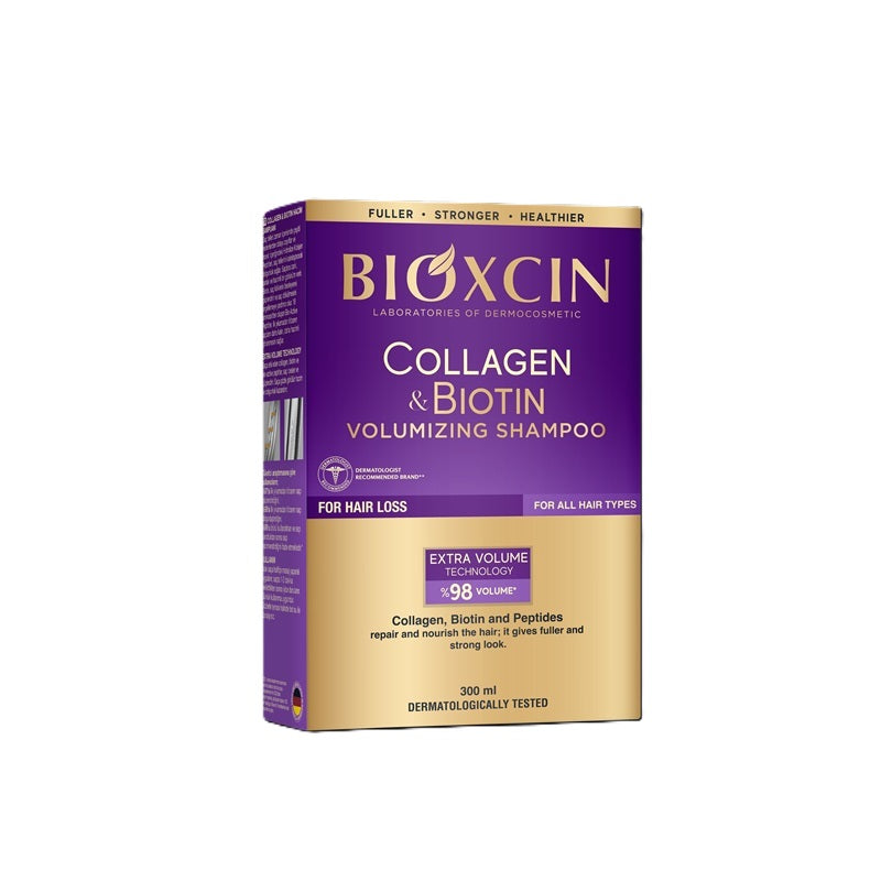 Șampon volum cu colagen și biotină (300 ml) – Bioxcin