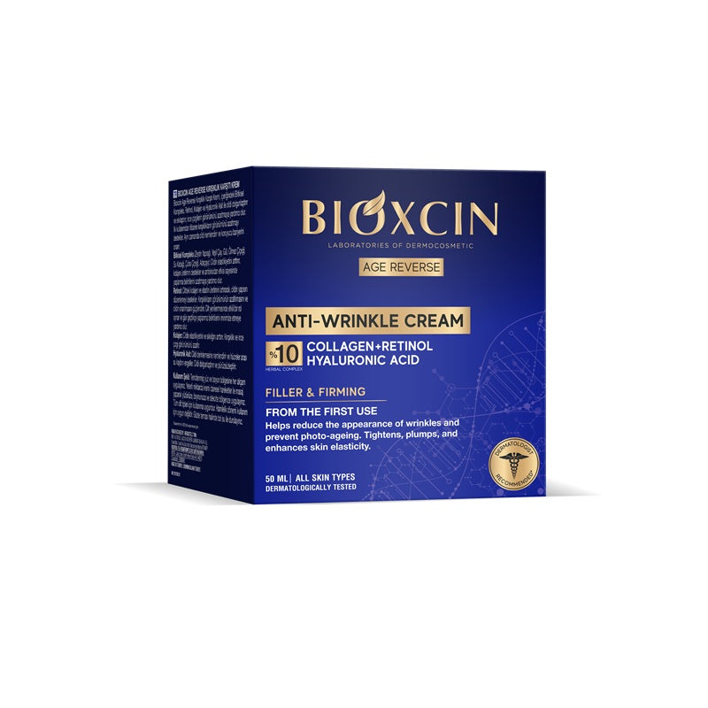 Cremă antirid Age Reverse (50 ml) – Bioxcin - Ten mai ferm