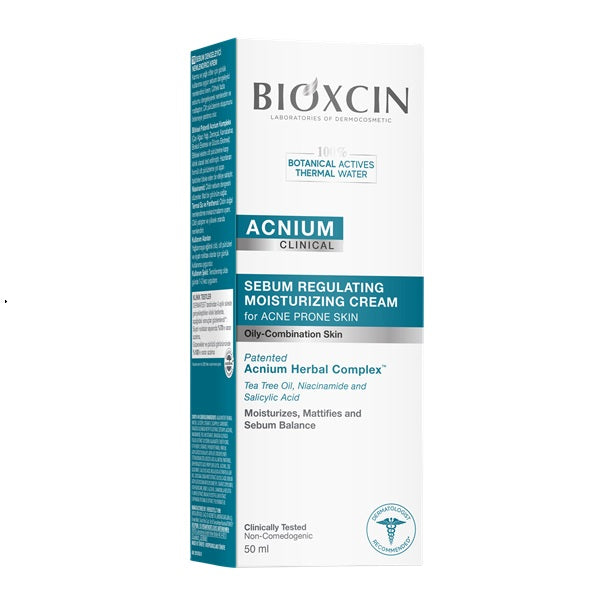 Cremă Acnium pentru ten acneic (50 ml) – Bioxcin - Ten mat