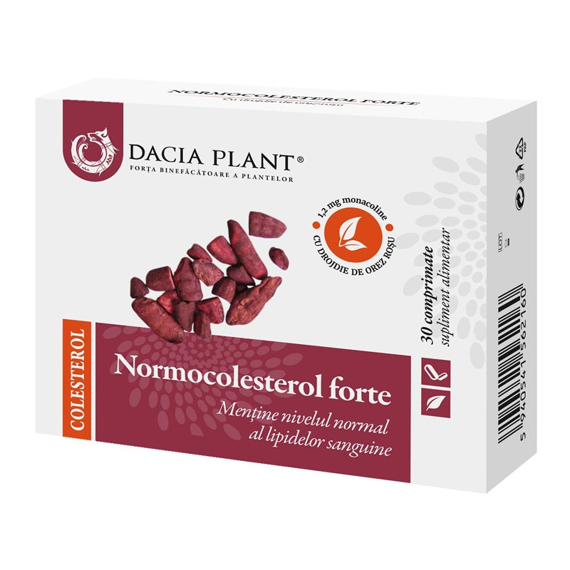 Normocolesterol Forte (30 comprimate) – Dacia Plant