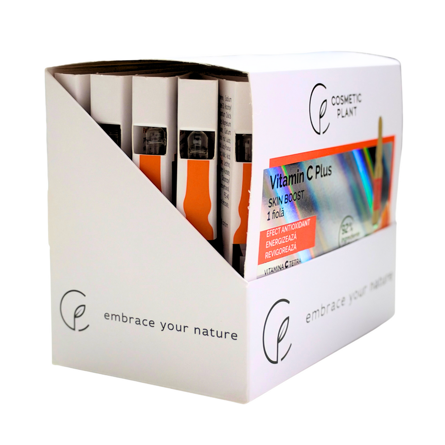 Fiole Skin Boost cu Vitamina C Tetra 16 x 2 ml – Cosmetic Plant