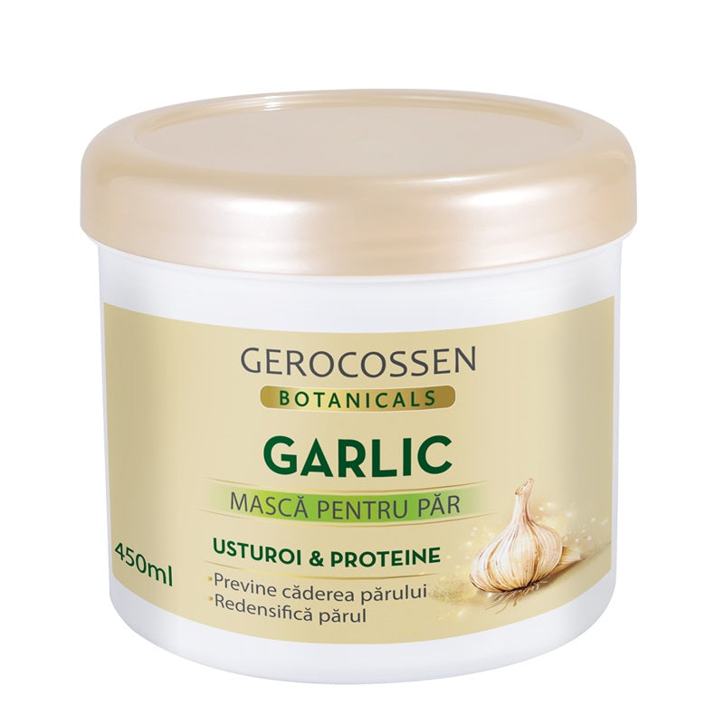 Mască Fortifiantă pentru Păr cu Usturoi și Proteine 450ml - GEROCOSSEN