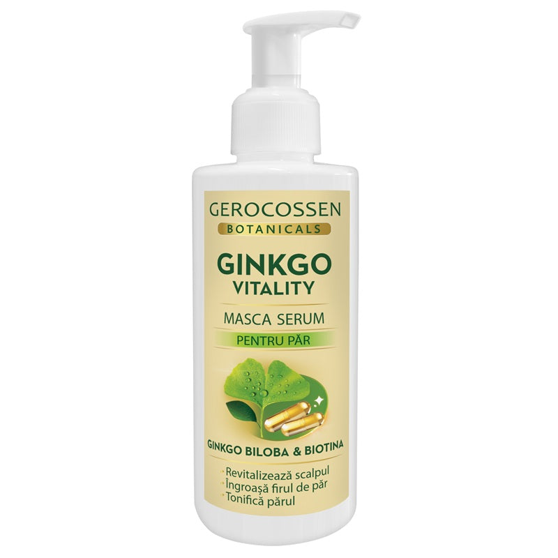 Mască Ser Vitalizant cu Ginkgo Biloba și Biotină 200ml - GEROCOSSEN