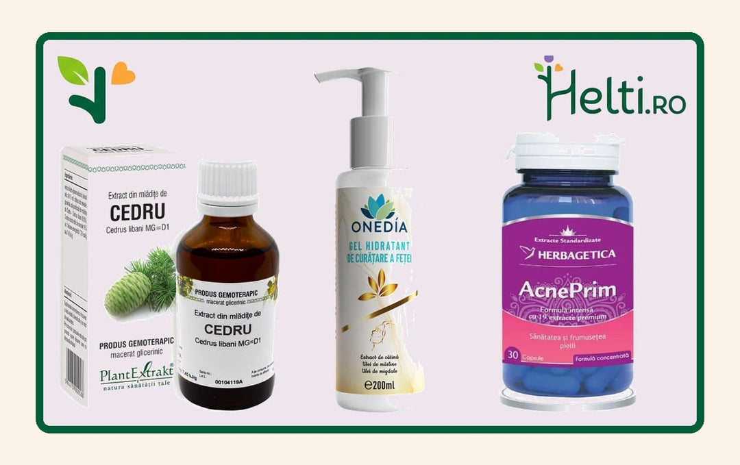 Kit Ten Curat & Reset Sebum Helti.ro