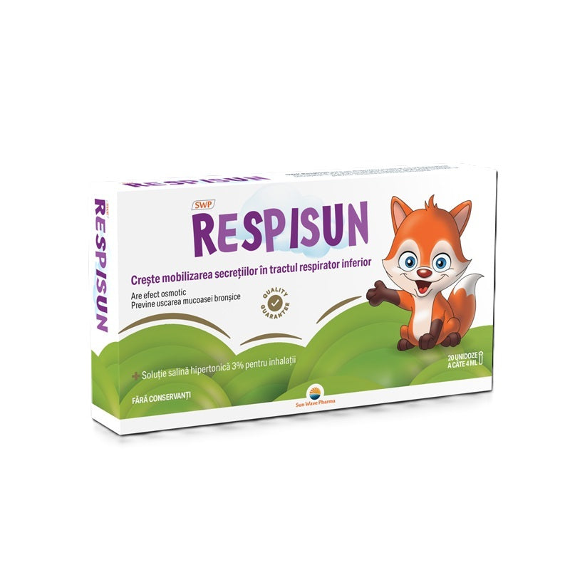 Respisun soluție salină 3% (20 fiole x 4 ml) – Sunwave Pharma
