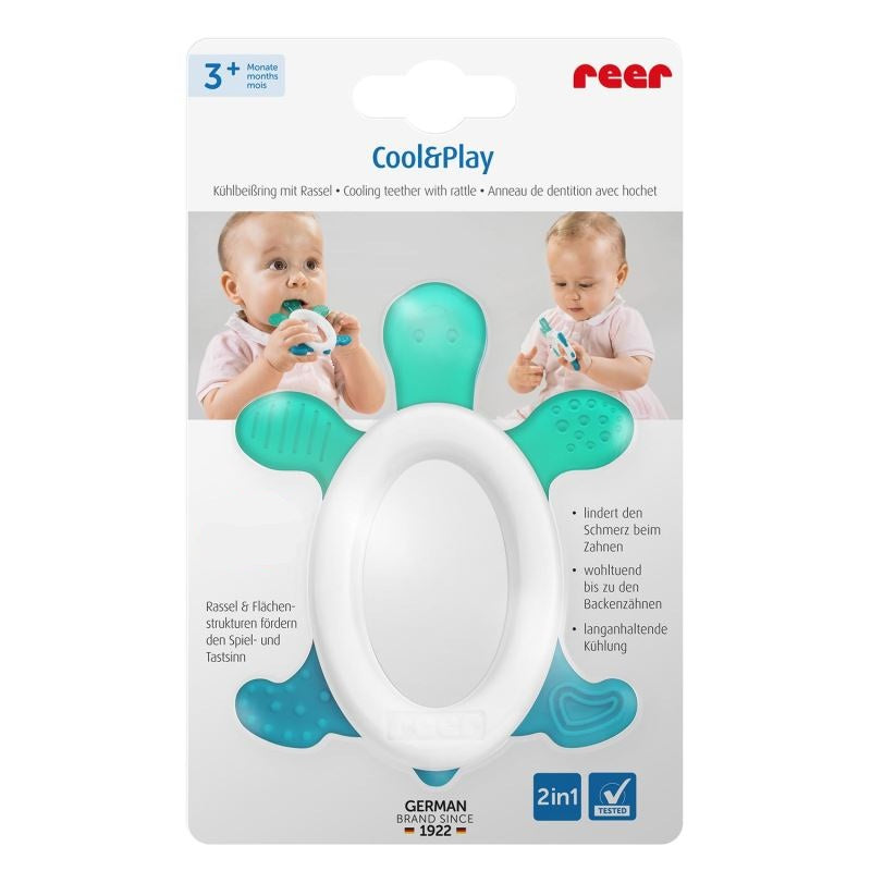 Inel gingival cu zornaitoare Cool & Play, +3 luni - Abi Solutions