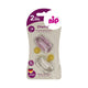 Suzete rotunde din latex Nip Cherry Marimea 2 Fete, +6 luni, 2 bucati - Abi Solutions