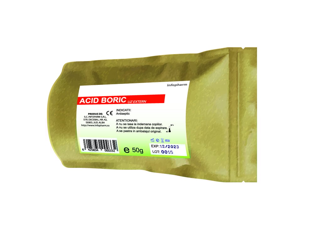 Acid boric 50gr - Infofarm