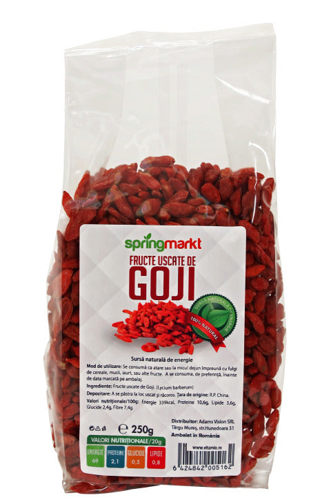 Goji fructe 250gr - Springmarkt