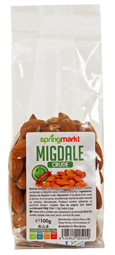 Migdale crude 100gr - Springmarkt
