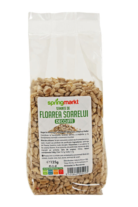 Seminte floarea soarelui decojite 125gr - Springmarkt