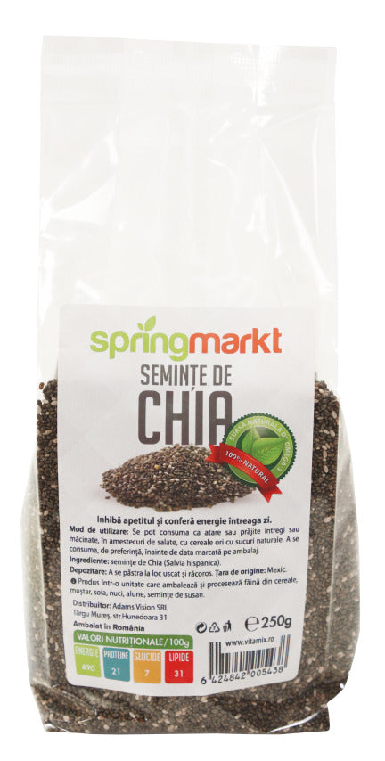 Seminte de chia, 250 gr-ADAM.00328
